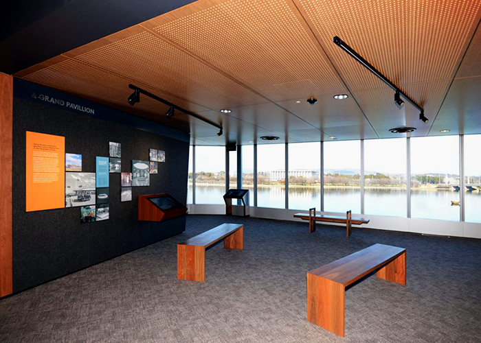 Fire-compliant Acoustic Panels for Canberra's NCE by SUPAWOOD