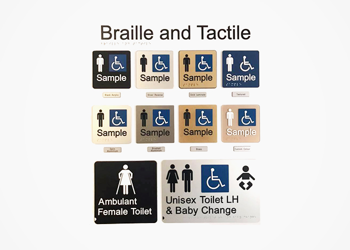 Custom Braille and Tactile Signage from Architectural Signs