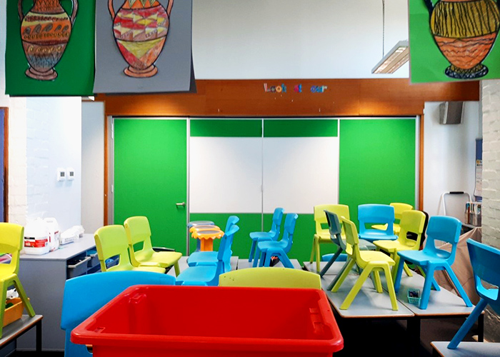 Operable Walls Available in Bright Colours from Bildspec