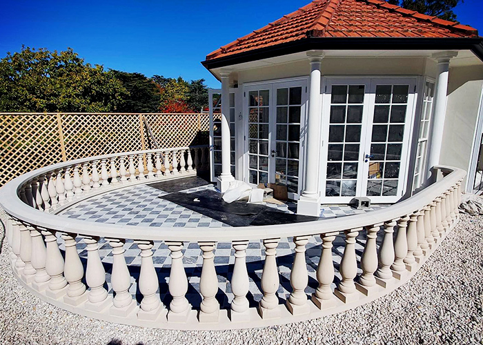 Curved Cast Stone Balusters Sydney by Clonestone