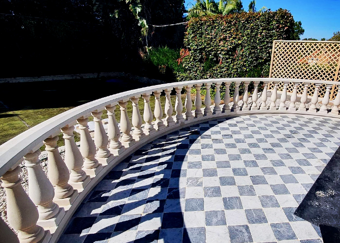 Curved Cast Stone Balusters Sydney by Clonestone