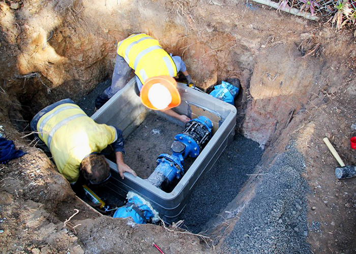 Underground Water Meter Access from CUBIS Systems