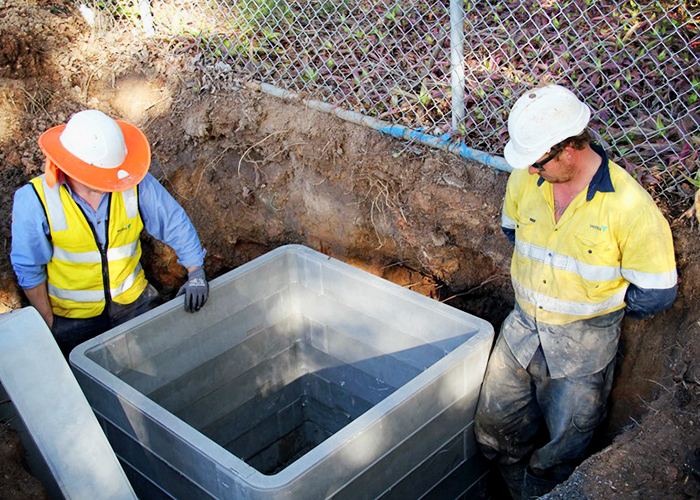 Underground Water Meter Access from CUBIS Systems