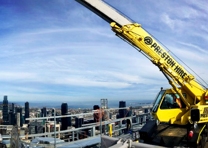 Mini Crane Hire for Multiplex High-rise Projects from Preston Hire