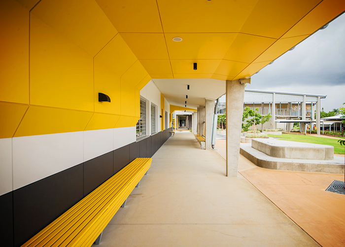 Louvre Windows for Calliope High School by Safetyline Jalousie