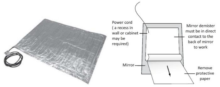 Mirror Demister by Amuheat