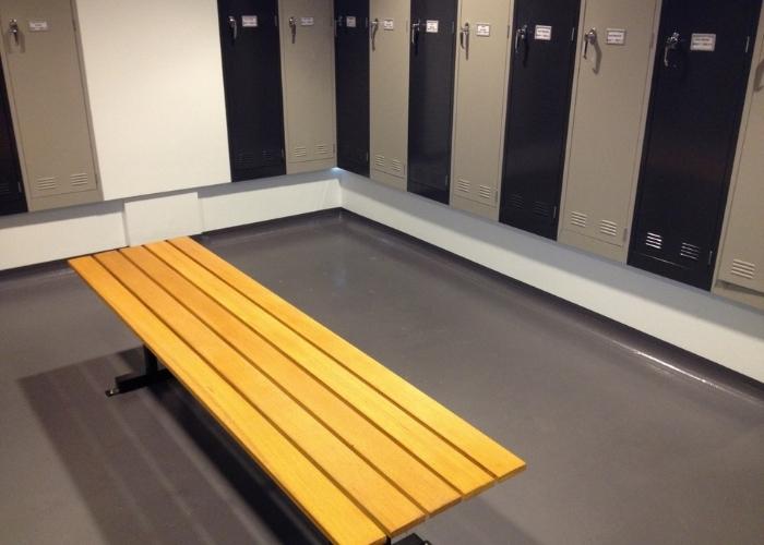 Non Slip Floor Finish for Changing Rooms by Ascoat