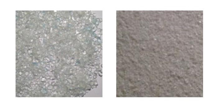 Recycled Clear Crushed Glass from Schneppa Glass