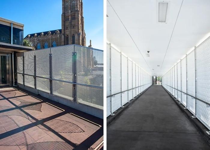 Architectural Metalwork Perforated Walkways & Shelters by Stoddart