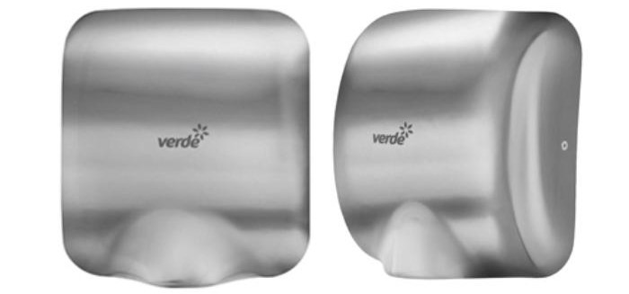 Stainless Steel Commercial Bathroom Hand Dryer by Verde Solutions