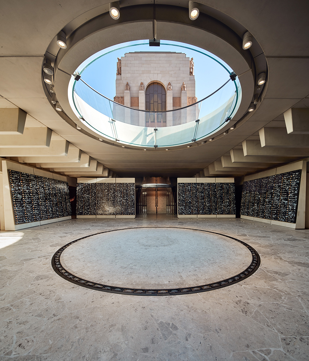 Interior and Exterior Lighting Design for ANZAC Memorial by WE-EF