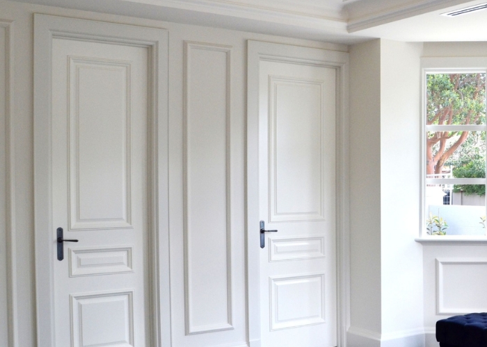 Pre-Primed Mouldings on Doors by Australian Moulding Door Company