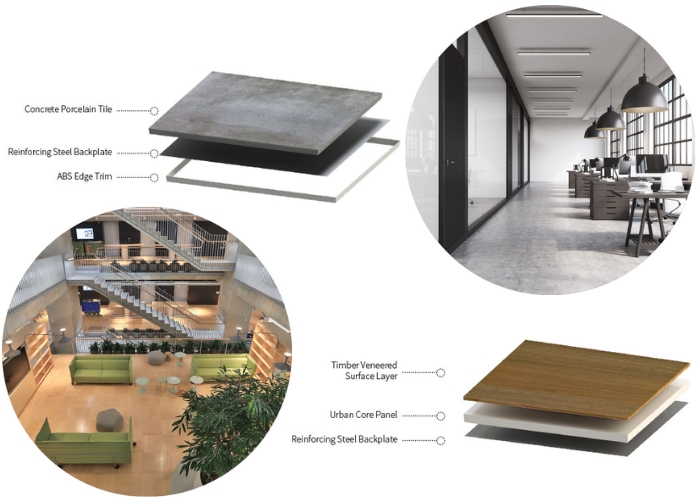 Pre-Finished Access Floor Panel Designs by ASP Access Floors