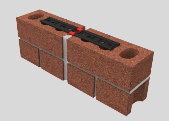 Brickwork Vertical Control Gap Tie by Cerra Metal Works