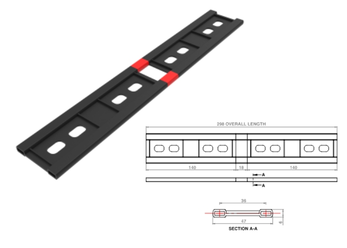 Brickwork Vertical Control Gap Tie by Cerra Metal Works