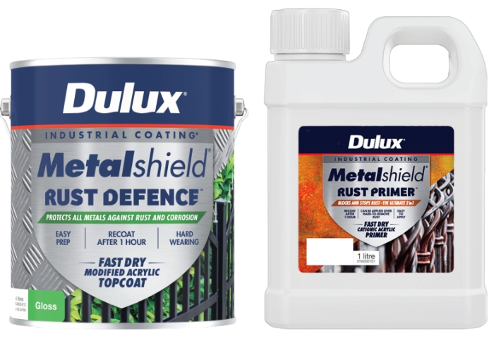 Refurbish Outdoor Rusted Metal with Dulux Metalshield