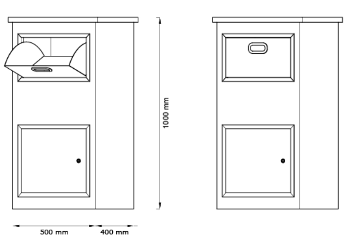 Lockable Parcel Box from Mailsafe Mailboxes