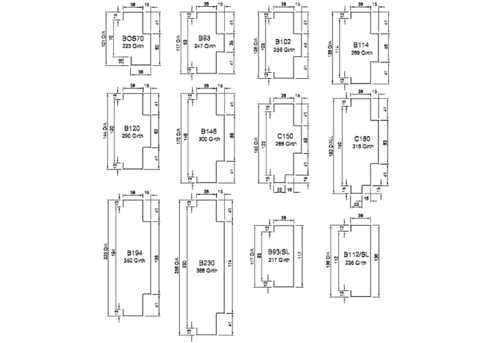 Non Fire Rated Frames by Holland Fire Doors