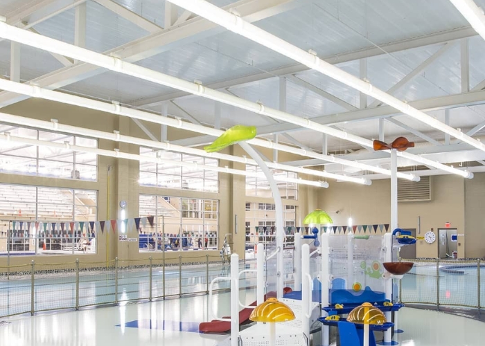Light Pipe for Indoor Swimming Pools by HotBeam