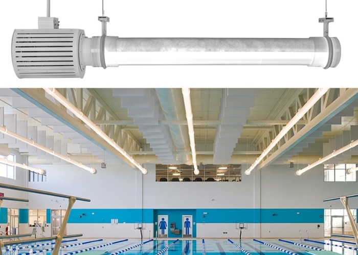 Light Pipe for Indoor Swimming Pools by HotBeam