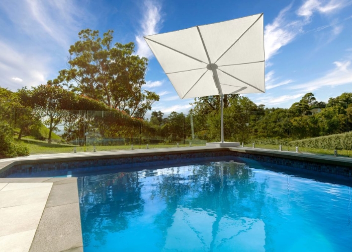 Flat Canopy Umbrella for Pools by Instant Shade Umbrellas
