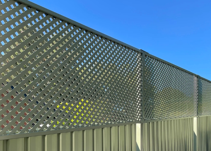 Metal Lattice Fences by Superior Screens
