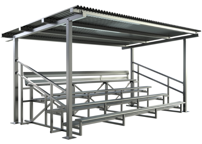 Custom Grandstand Seating by Ullrich Aluminium