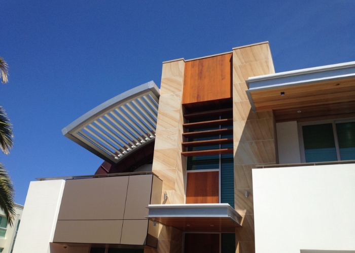 Curved Roof Louvre System by Vergola NSW