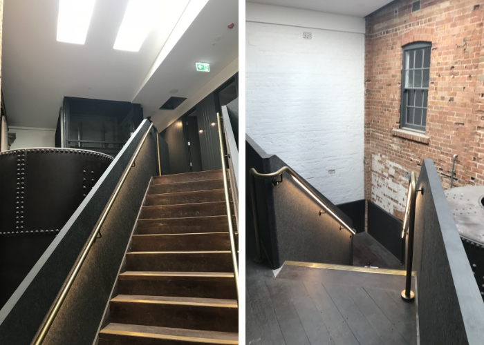 Lighted Railing for Stairs by Alloy