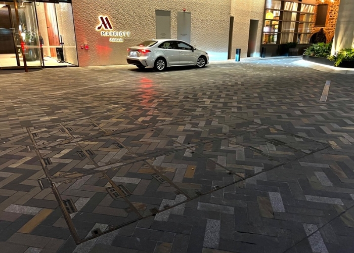 Cast Iron Cover for Hotel Driveways by Mascot Engineering