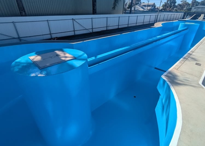 Epoxy Resurfacing for Horse Pool by Poly-Tech