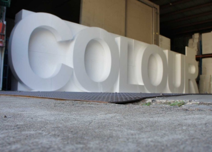 Customisable 3D Letters by Polystyrene Products