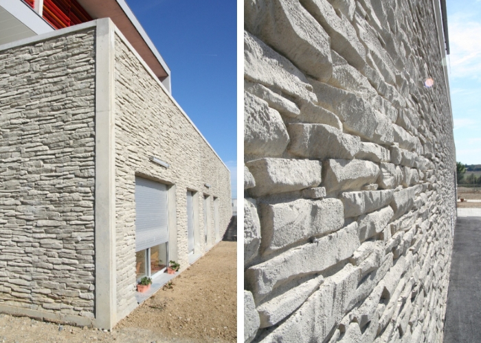 Stacked Stone Cladding Alternative by Reckli