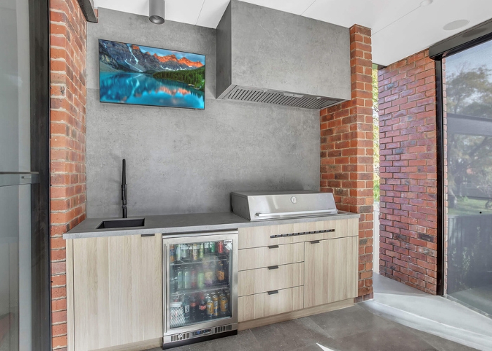 Applecross Project by Brightwood Design featuring CLUM212S Silent BBQ Rangehood