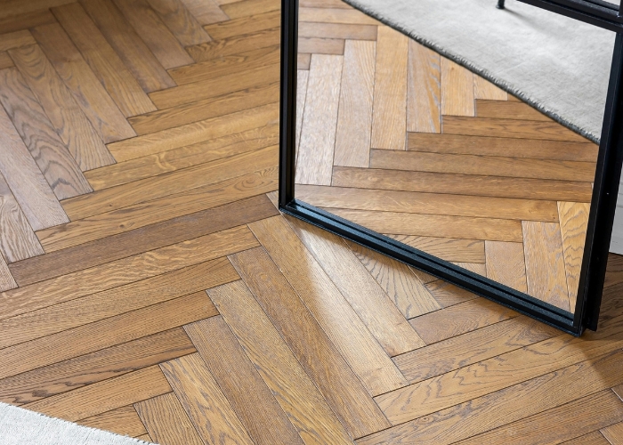 UV Curing Finish for Parquet Floors by Synteko