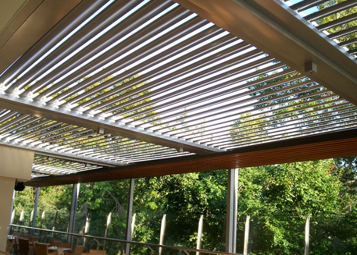 Louvre Roof System Construction Process by Vergola