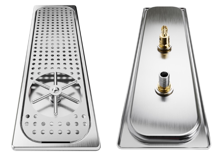 Glass Rinser with Drain Tray by 3monkeez