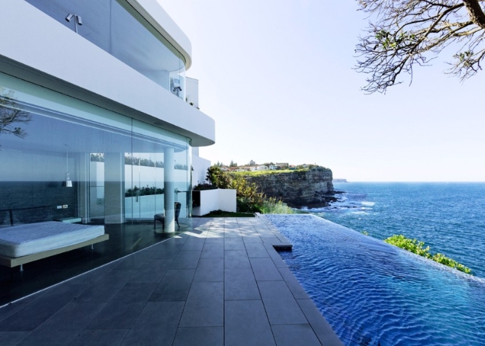 Oversized Curved Glass Panels by Bent & Curved Glass