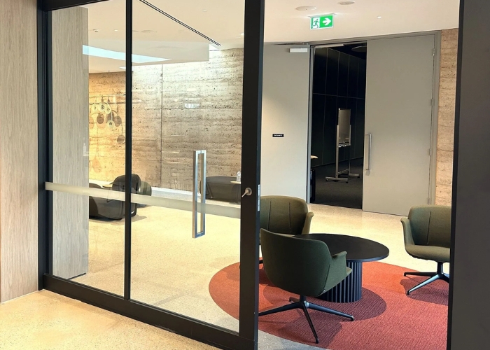 Single Glazed Acoustic Sliding Door by Bildspec
