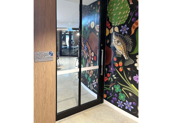 Single Glazed Acoustic Sliding Door by Bildspec