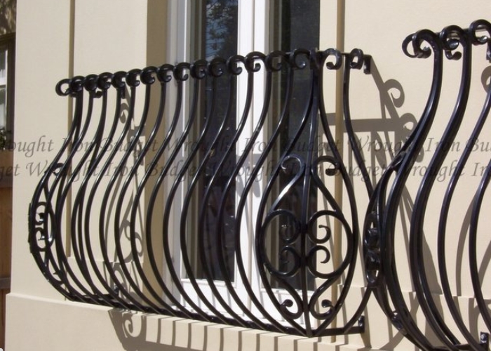 Wrought Iron Balconette for Homes by Budget Wrought Iron