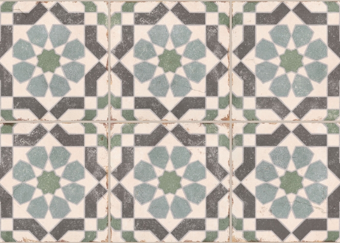 Geometric Star Design Tiles by MDC Mosaics