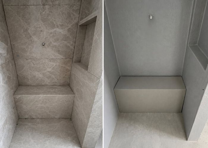 Lightweight Shower Seating for Modern Bathrooms by Marmox Australia