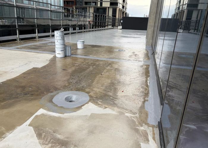 Waterproof Balcony System for Dog Runs by Pasco