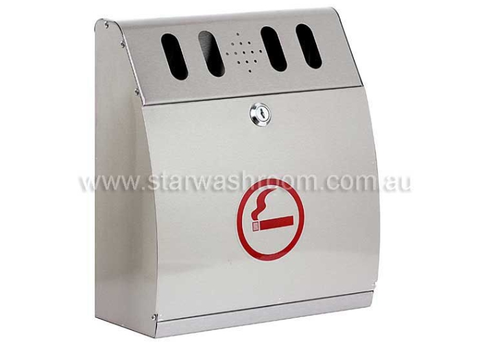 Stainless Steel Ashtray Bin by Star Washroom Accessories