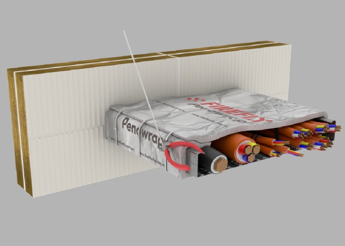 Fire Resistant Wrap for Cable Trays by FIREFLY