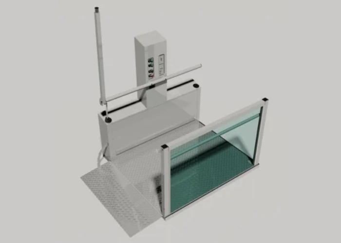 Freestanding Platform Lift for Wheelchairs by Shotton Lifts