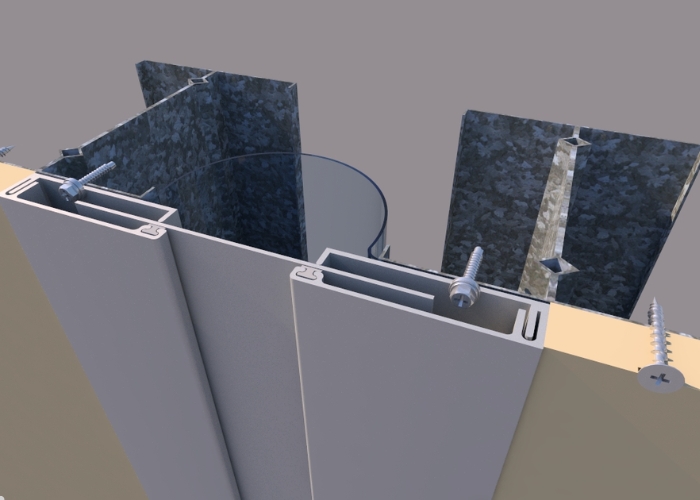 Aluminium Seismic Joint Cover for Walls by Unison Joints