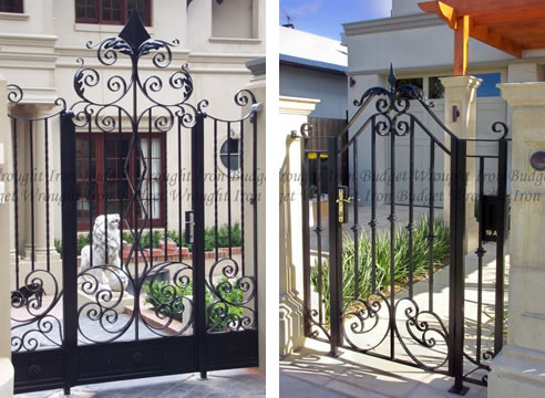 wrought iron gates