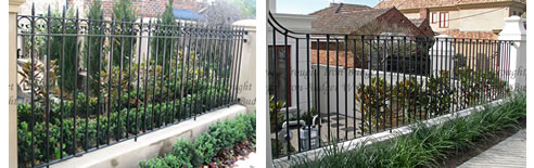 wrought iron fences